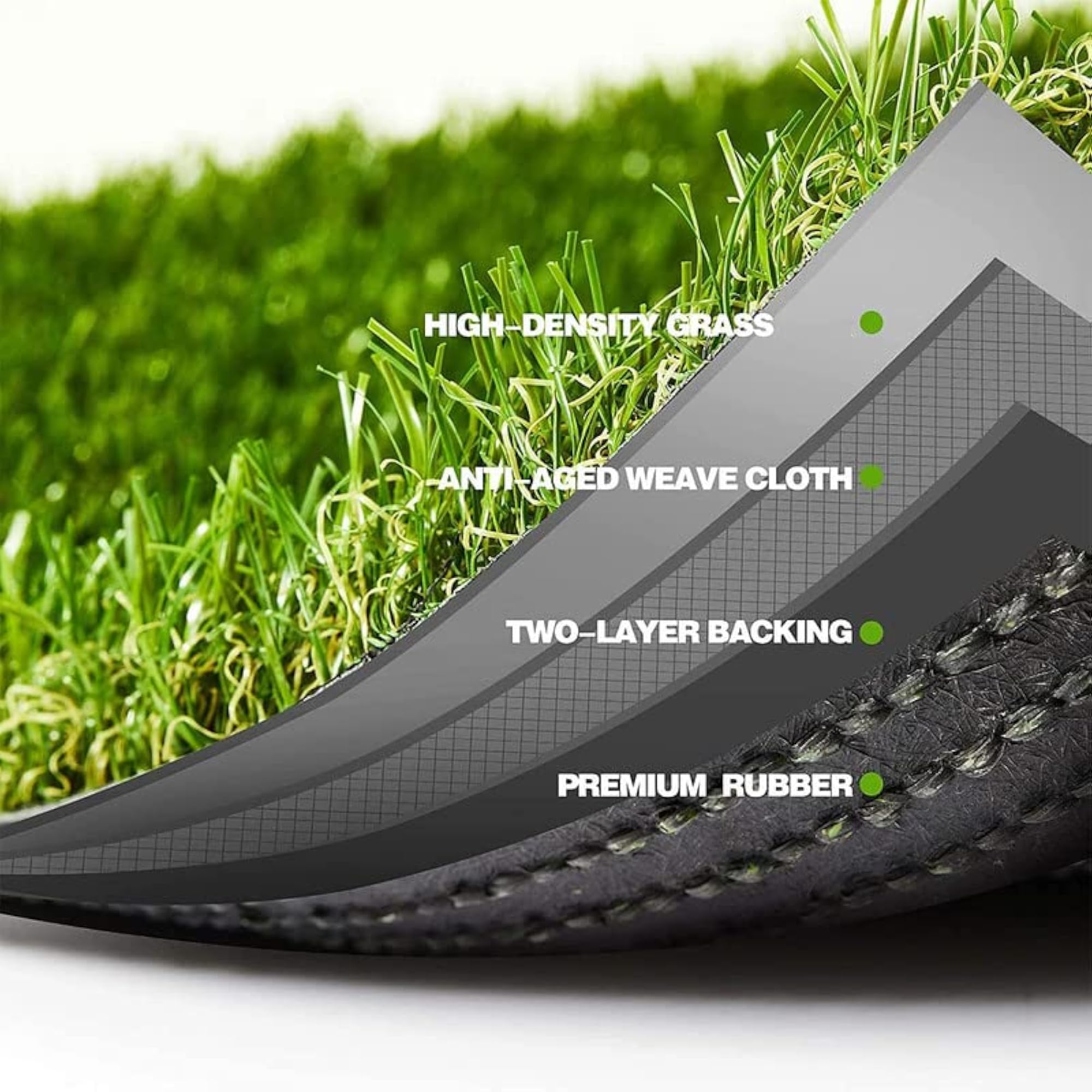 40MM Artificial Grass Carpet Mat for Balcony and Lawn